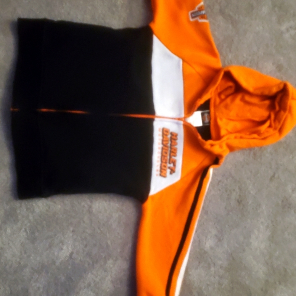 Kids Harley Davidson zip up hoodie